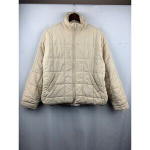 Women’s Fashion Pink Blush Quilted Puffer Jacket Size L